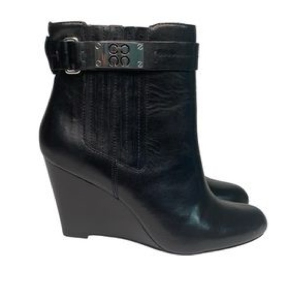 COACH Letty Leather Ankle Boots Booties size‎ 8 - Picture 2 of 5